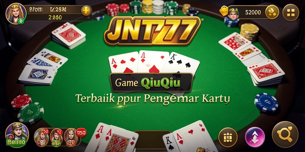 Tampilan gameplay seru JNT777 dalam permainan QiuQiu.