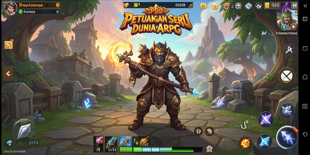 Gameplay dinamis JPS88 dengan pertempuran seru dan karakter yang kuat.