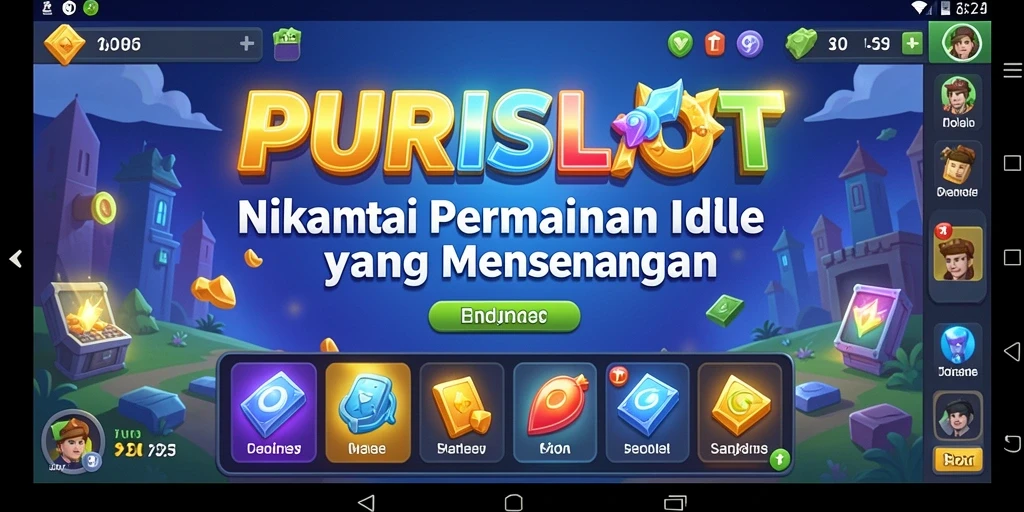 Tampilan gameplay PURISLOT yang menarik untuk dimainkan.